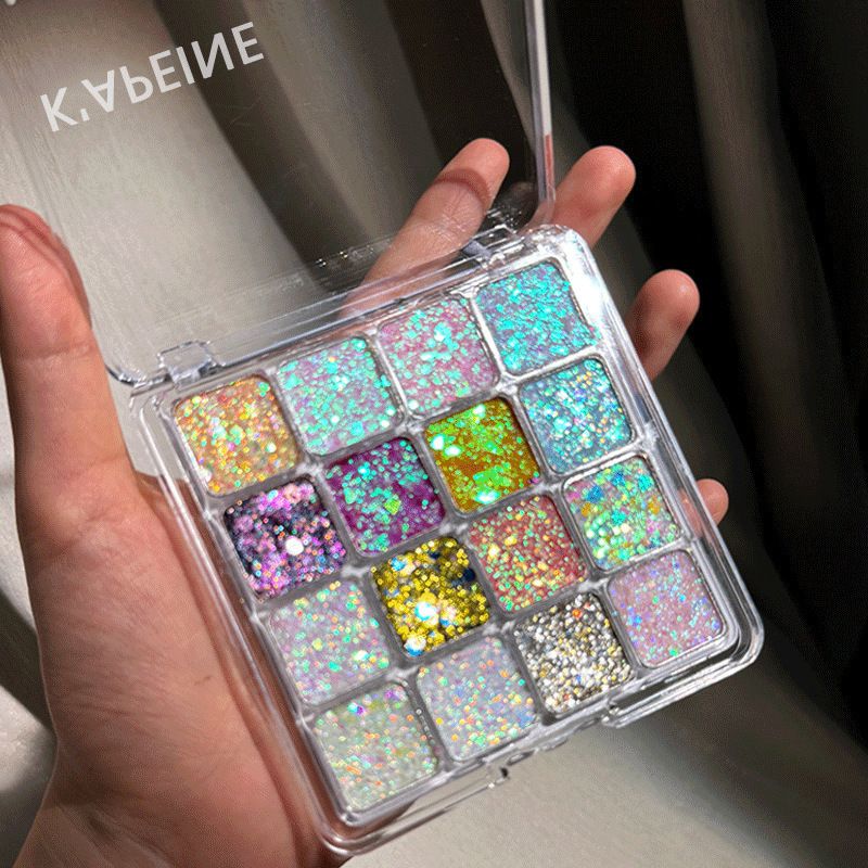 Sekkie Sequins Eyeshadow Palette Glitter Glitter Makeup Show Mermaid Glitter_voghion.com