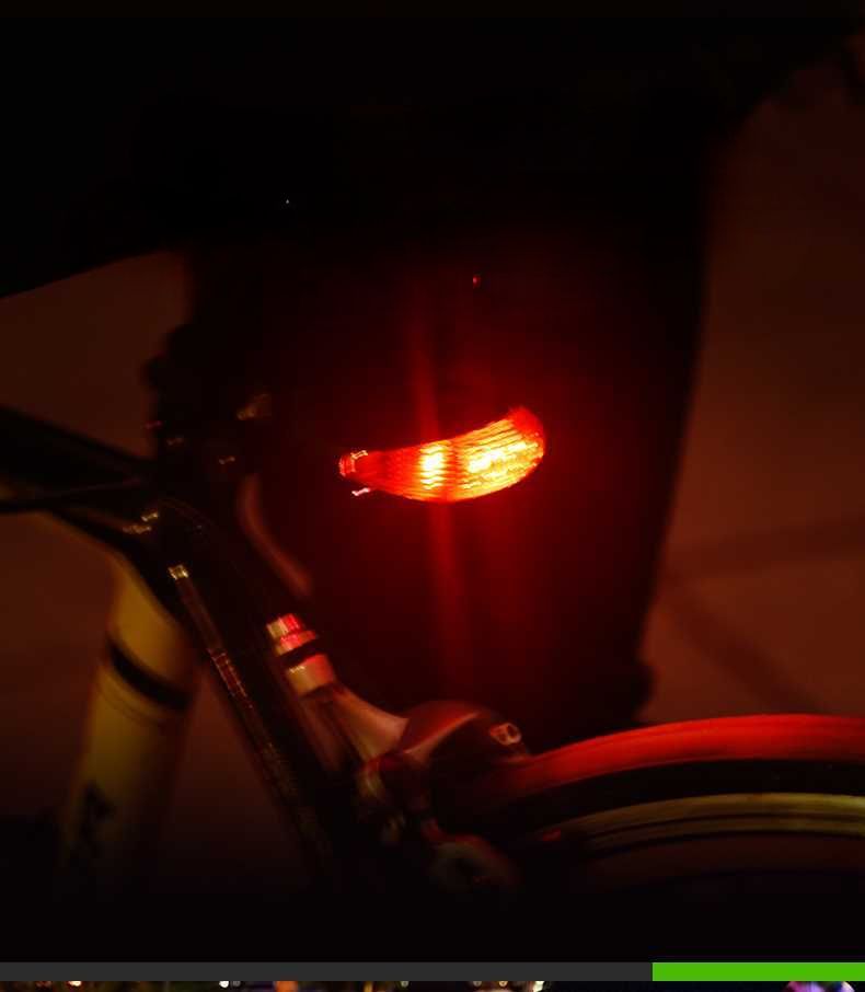 Fahrrad Schwanz Mountainbike Nacht Reiten Laser Blinkende Hinten Radfahren Warnung Flash Licht Ausrüstung Zubehör_voghion.com