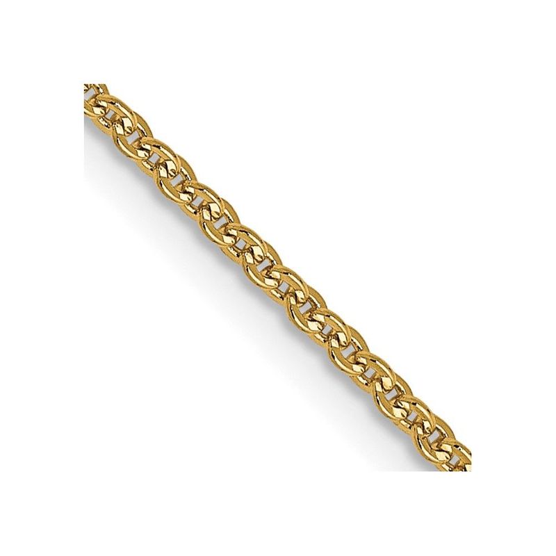 14K 1.4mm Flat Cable Chain_voghion.com