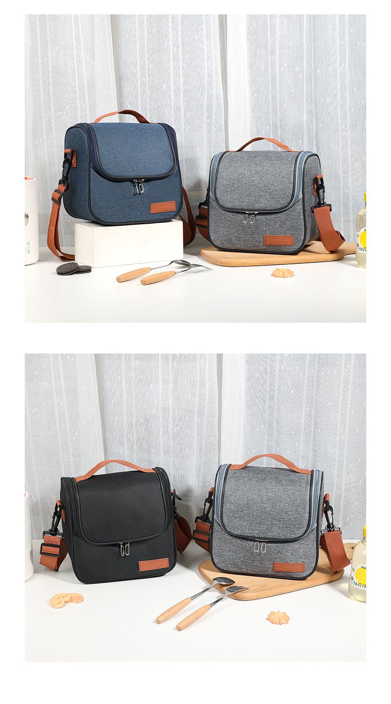 Portable Insulated Lunch Bag Thickened Thermal Food Carrier With Handles Leakproof Lightweight Tote For Office School Picnic_voghion.com