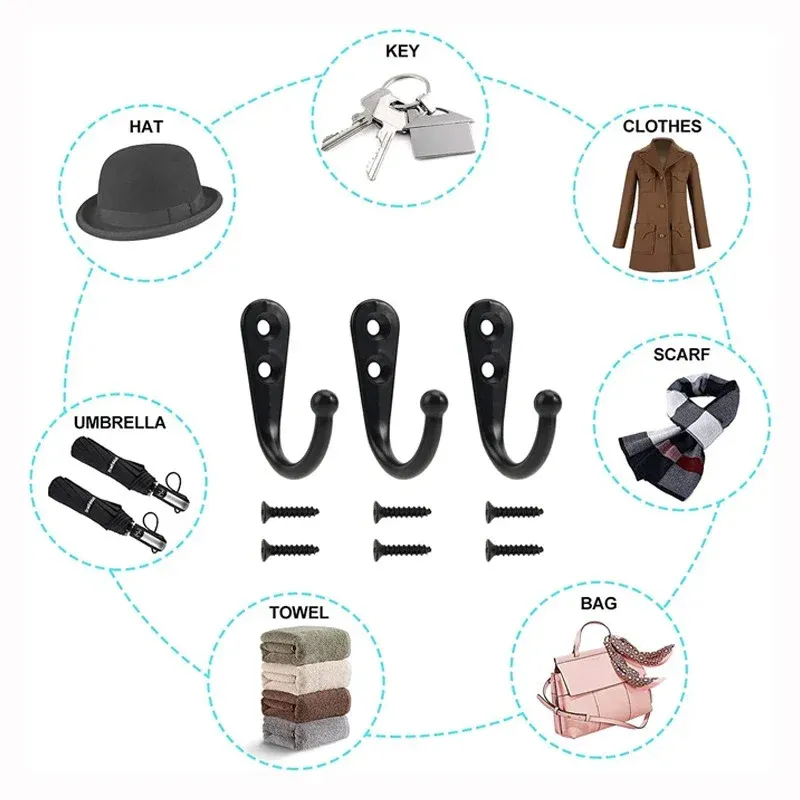 Ganci con montaggio a vite RYYD - Metallo|Contenitori da parete|Cucina/Bagno_voghion.com