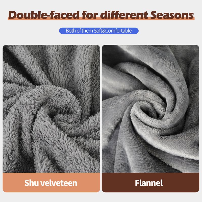 Thickened Warm Flannel Pet All-Season Cover For Cat Bed Blanket Waterproof Dog Mat_voghion.com