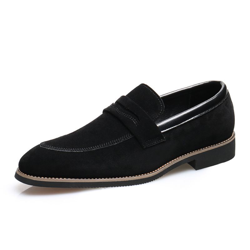 8607-1 Loafers British Loafers Trendy Casual Men's Shoes Lazy One Foot Large Size_voghion.com