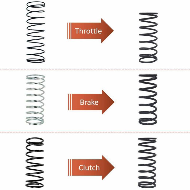 Car game simulator brake pedal throttle clutch pedal spring kit for Logitech G25G27_voghion.com