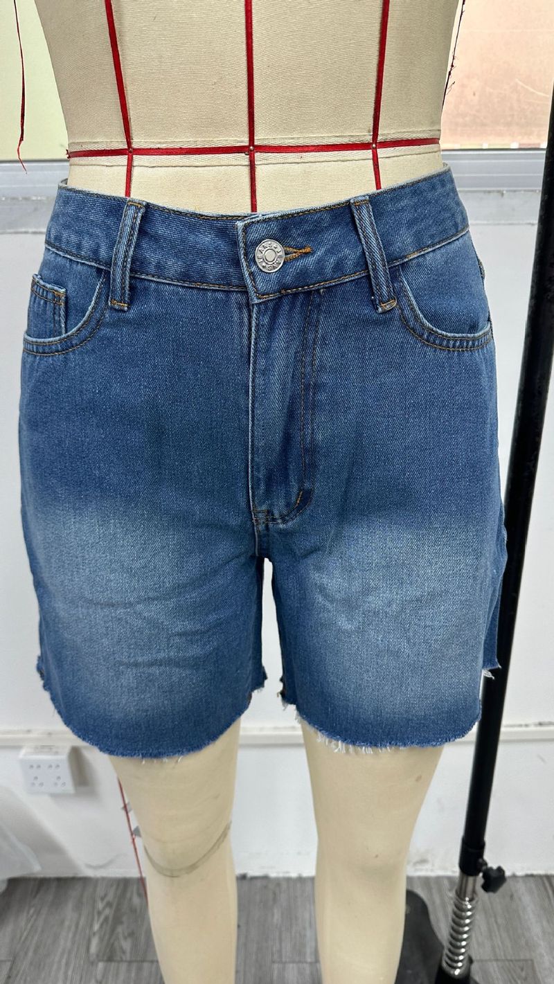 Women's High Waist Denim Shorts - Trendy Casual Stretch Jean Shorts With Comfortable Fit Denim Hot Pants For Women_voghion.com