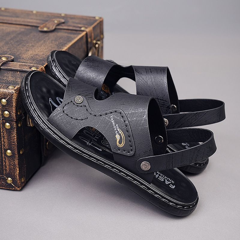 Sandals Trendy Wear-resistant External Wear Dual-purpose Slippers For Men's Casual And Versatile Summer New Anti Slip_voghion.com