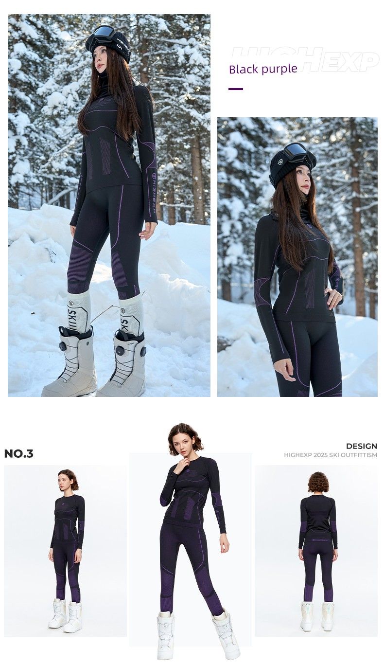 Men Women Mountaineering Outdoor Warm Keeping Sports Quick-Drying Sweat-Wicking Clothing_voghion.com