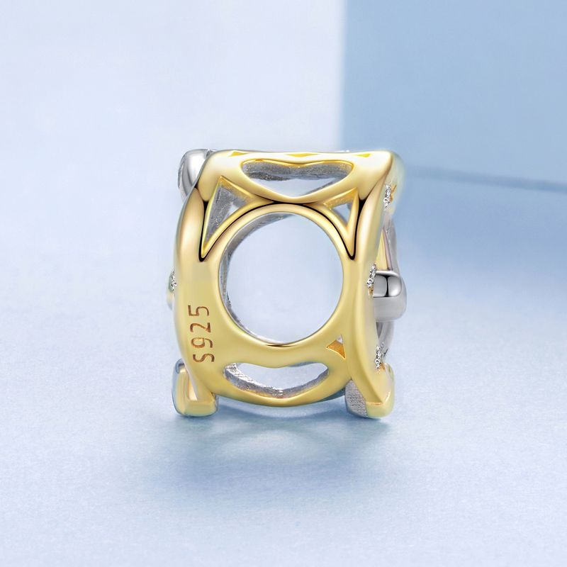 Herz-Hufeisen-Charm Sterling Silber Charm_voghion.com