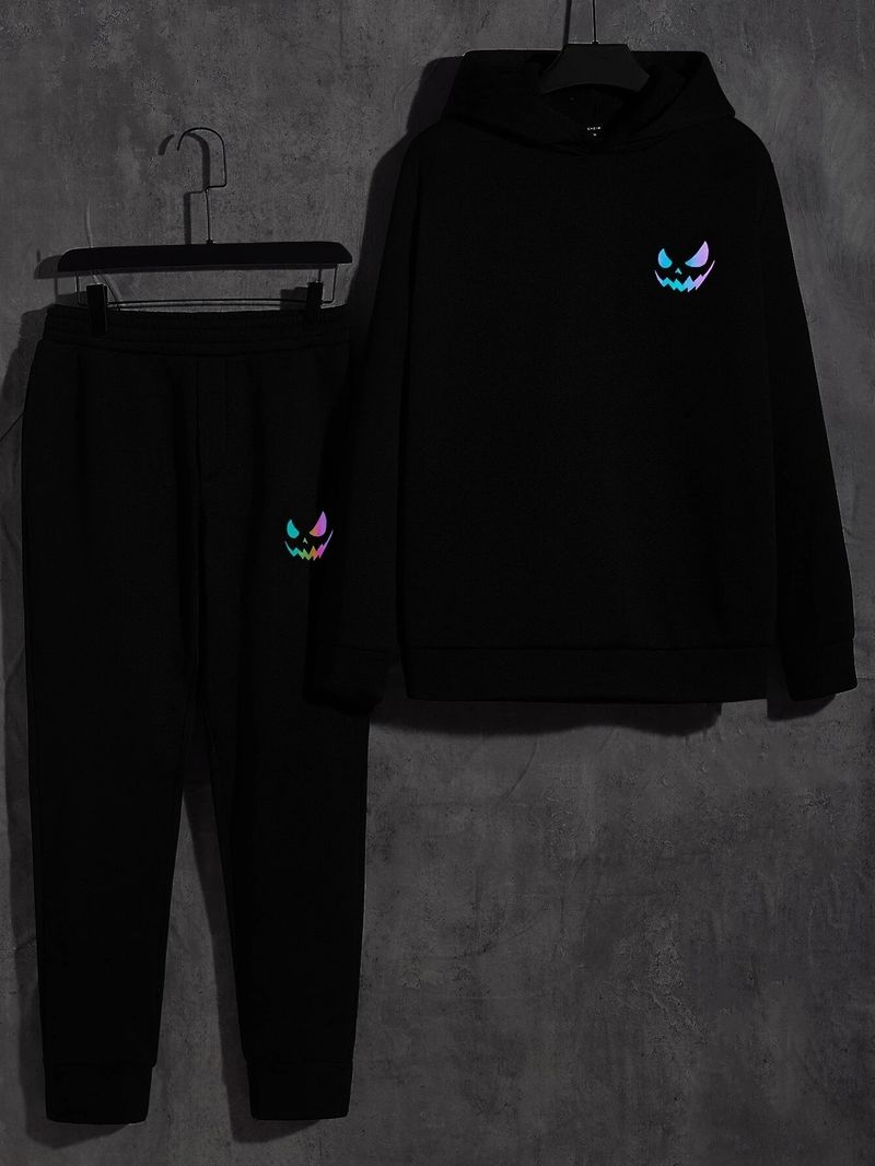 Sudadera con capucha gruesa para hombre, chaqueta con capucha sencilla a juego con el color_voghion.com