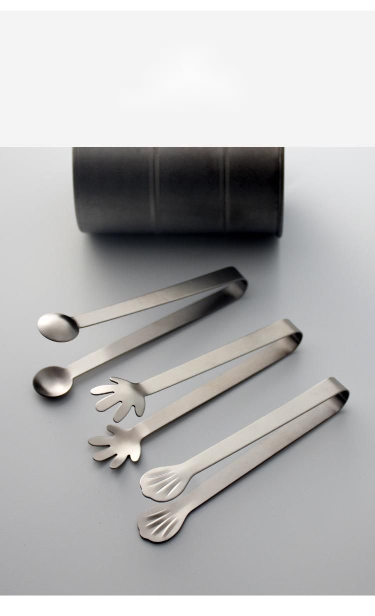 Pegador de toalha nórdico de aço inoxidável para lanche de gelo, café, cubo de açúcar, fatia de limão pequena e fofa_voghion.com
