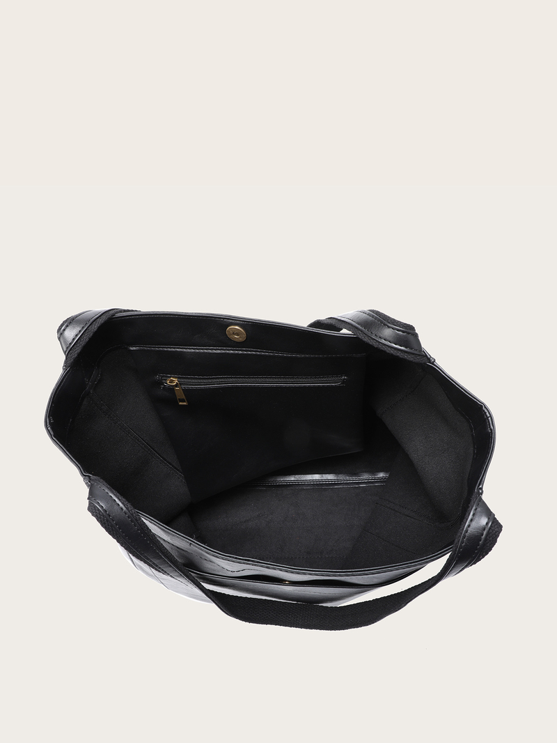 Pocket Women's Soft Handheld One Shoulder Oil and Wax Leather Large Capacity Fashion New Tote Bag_voghion.com