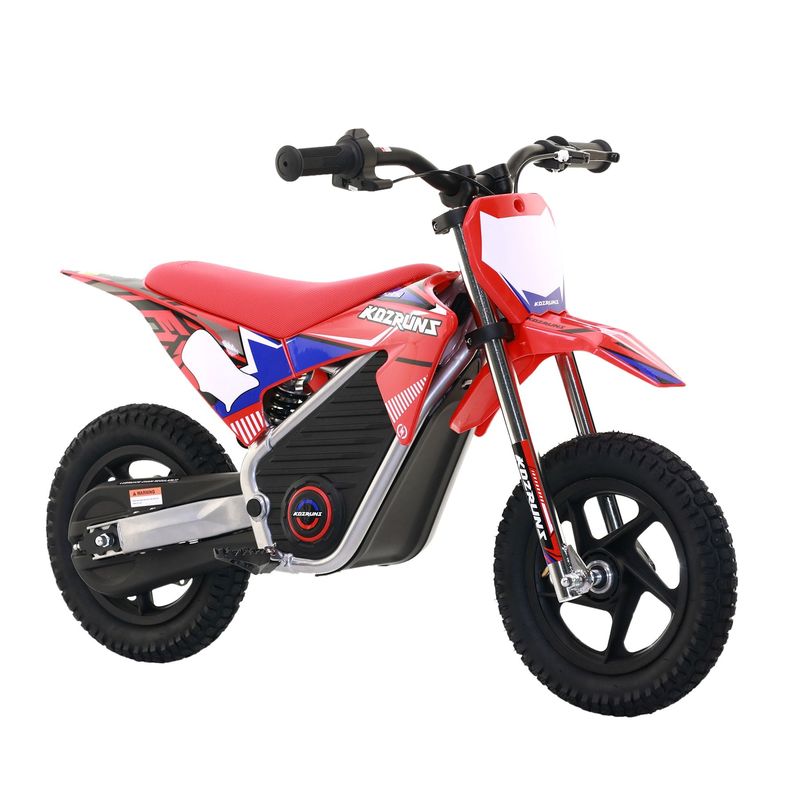 MX-E150 12 Inch For 3-6 Year Old Children Off-road Racing, Maximum Speed 13km/h 150W Mid-mounted Brushed Motor Cruising Range 10km Rear Mechanical Disc Brakes And Spring Shock Absorbers._voghion.com