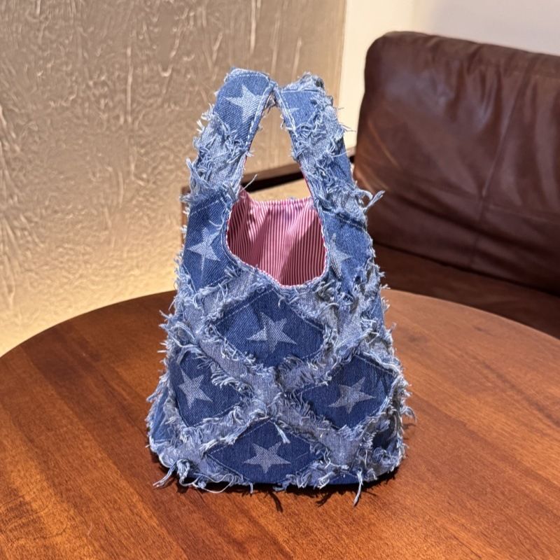 Borsa portaoggetti portatile estiva da cowboy, borsa a mano con urto verso l'esterno, piccola_voghion.com