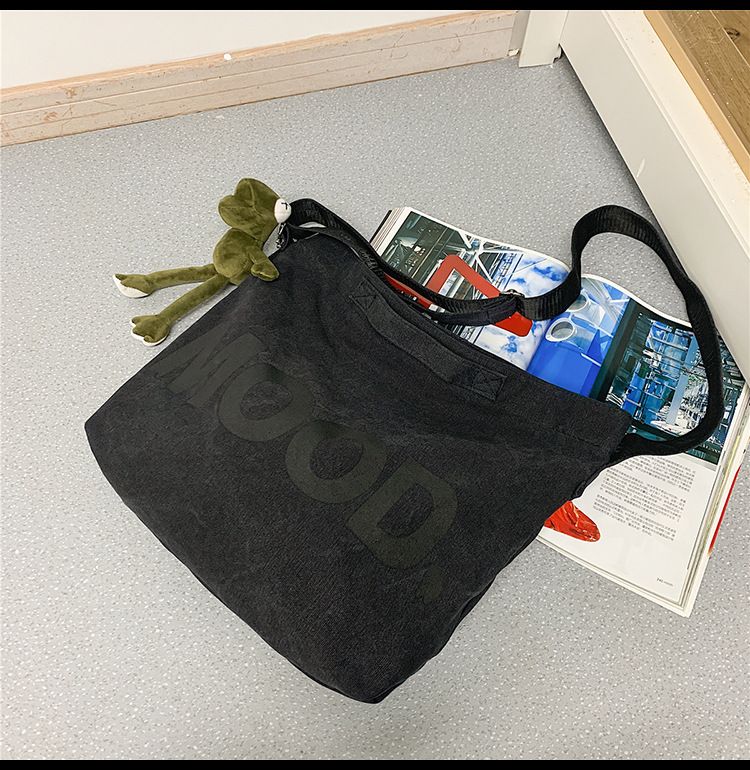 Borsa in tela alla moda, borsa a tracolla retrò artistica da donna, borsa a tracolla casual da studente_voghion.com
