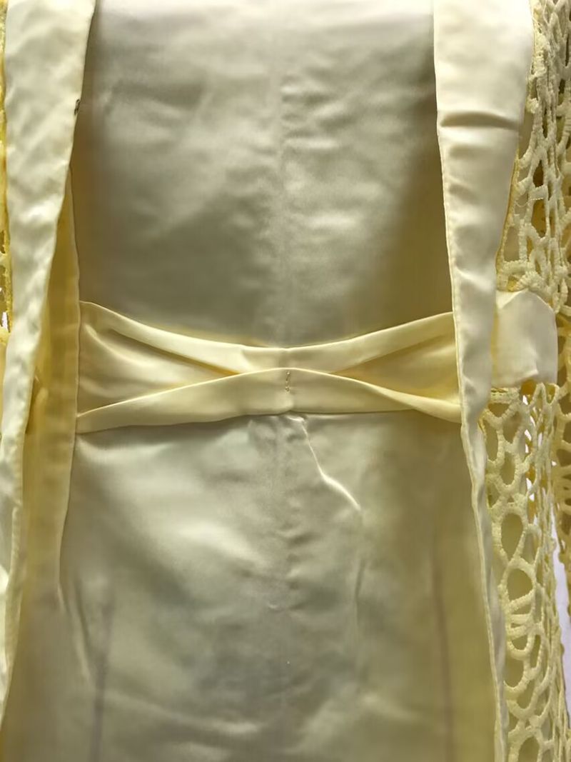 Vêtements pour femmes, robe cardigan en dentelle colorée, manteau deux pièces_voghion.com