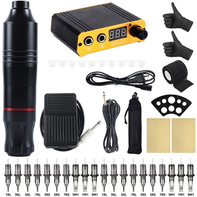 Lishi No.3 Motor Pen Tools Set Ou Liang Tattoo-Ausrüstung_voghion.com