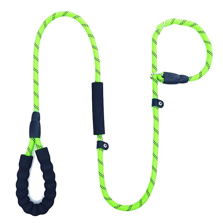 Dual Handle Integrated Pet Reflective For Medium And Large Dogs, Explosion-Proof Traction Belt, Training P Chain, Dog_voghion.com
