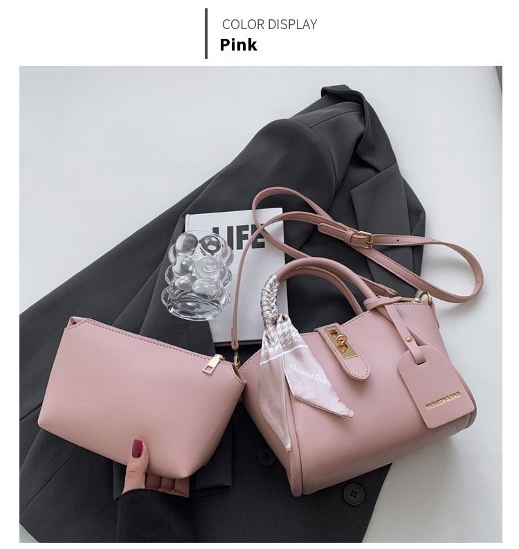 Nuova borsa a tracolla alla moda e versatile, borsa a tracolla coreana, borsa a secchiello_voghion.com