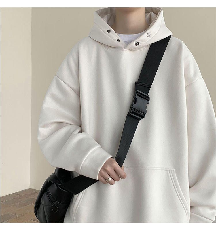 2024 Frühlings-Wildleder-Kapuzenpullover für Herren, trendige einfarbige Jacke_voghion.com