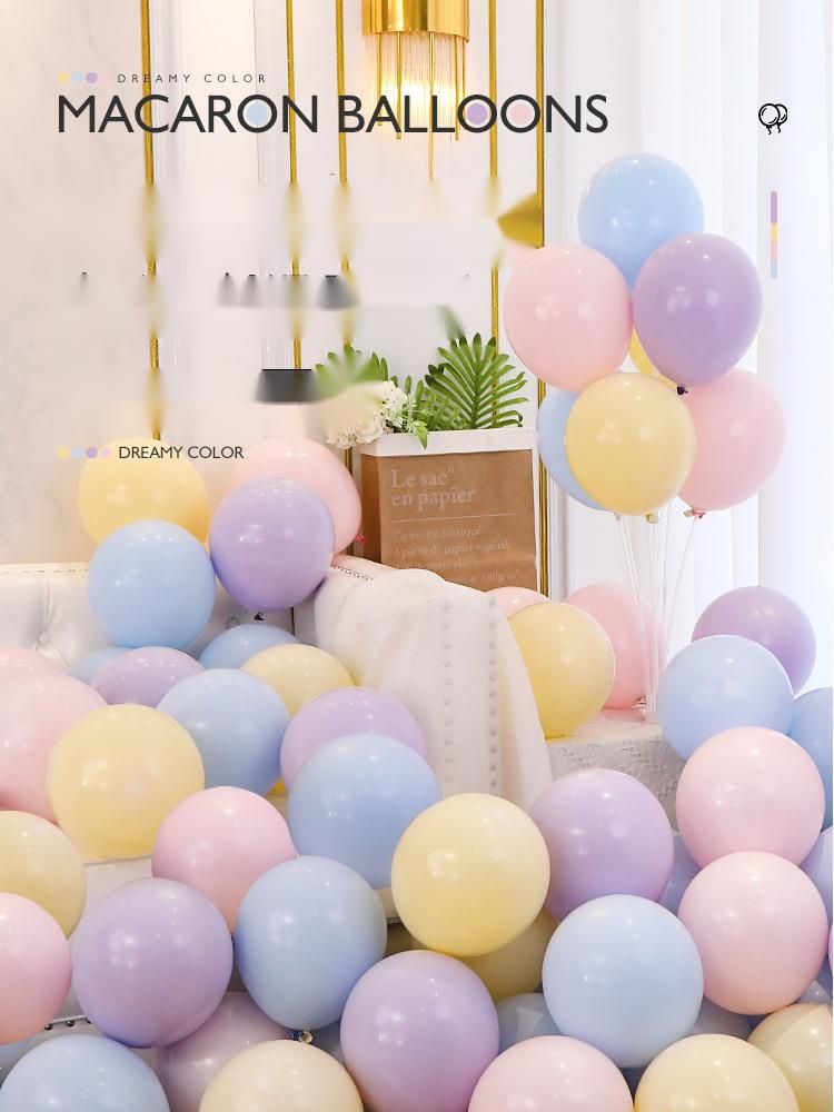 10 Zoll (25 cm) großer, 2,2 g schwerer Macaron-Ballon, matt, ideal für Geburtstagsfeiern, Hochzeiten und andere Veranstaltungen._voghion.com