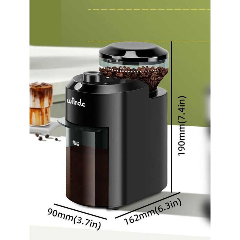 WANCLE Household Electric Automatic Coffee Bean Grinder For Espresso_voghion.com
