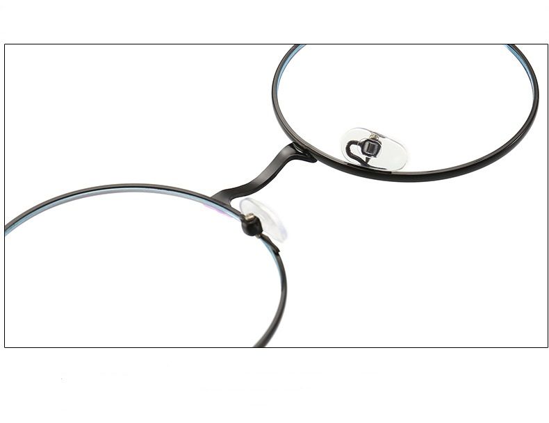 Men's And Women's Retro Round Anti Blue Light Computer Reading Games, Eye Protection, Decorative Glasses, Party Travel_voghion.com