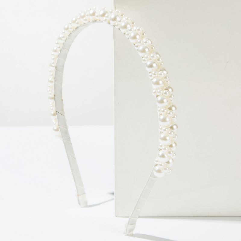 Versiunea coreeană, perlă înfășurată manual, franceză, versatil în aer liber, pădure Super Fairy, bandă de susținere compresivă, spălare, accesoriu de păr_voghion.com