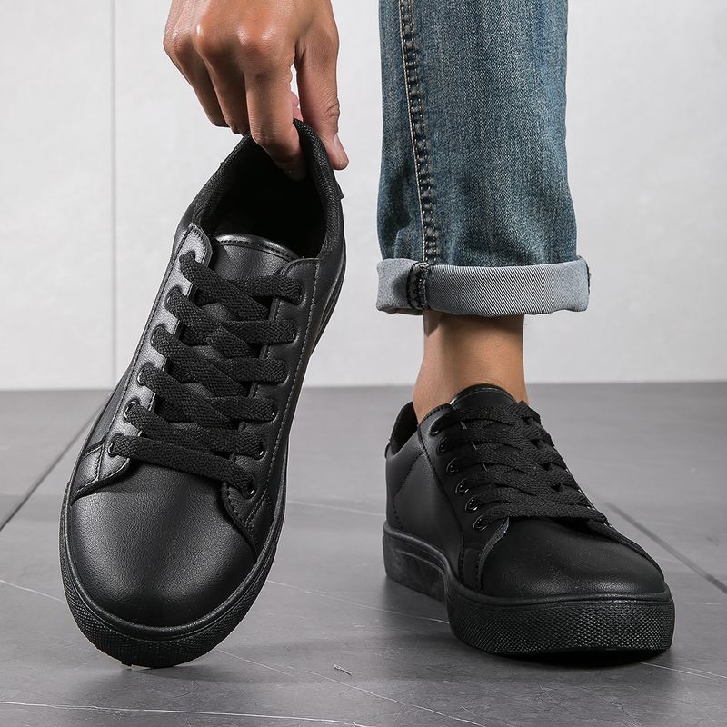 Herrenschuhe Weiße Herrenschuhe Große Größen Sneakers_voghion.com