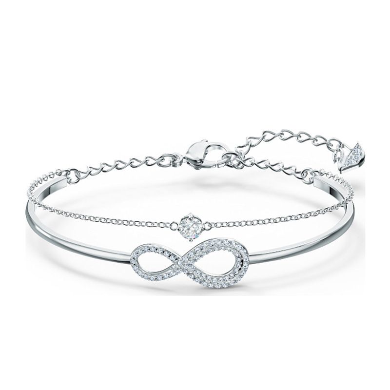 Bransoletka Eternal Love Double Layer Bransoletka żeńska Element Crystal 8 Shaped_voghion.com