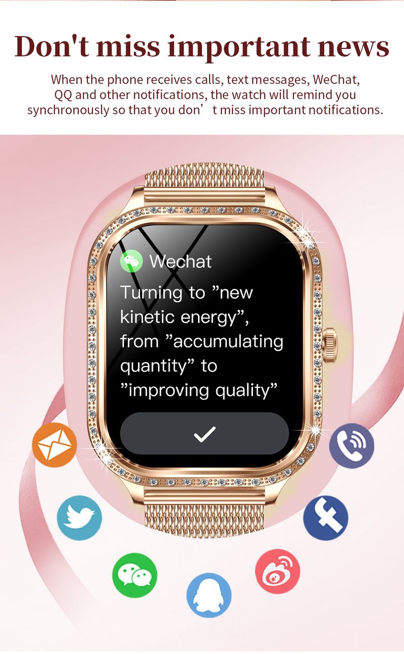 2025 88 Touchscreen 1,75 Zoll BT Call Physiology IP68 Waasserdicht Android Relojes Smart Watch fir Fraen_voghion.com