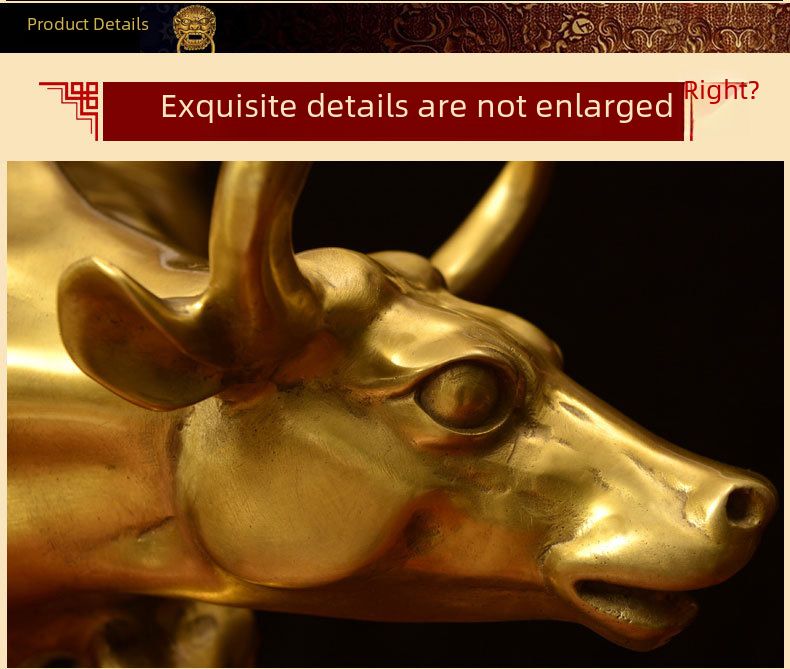 Taureau en Bronze Wall Street Wangshi Jinniu, bureau de négociation d'actions, cadeau artisanal en cuivre, taureau de Fortune, ornements en Bronze_voghion.com