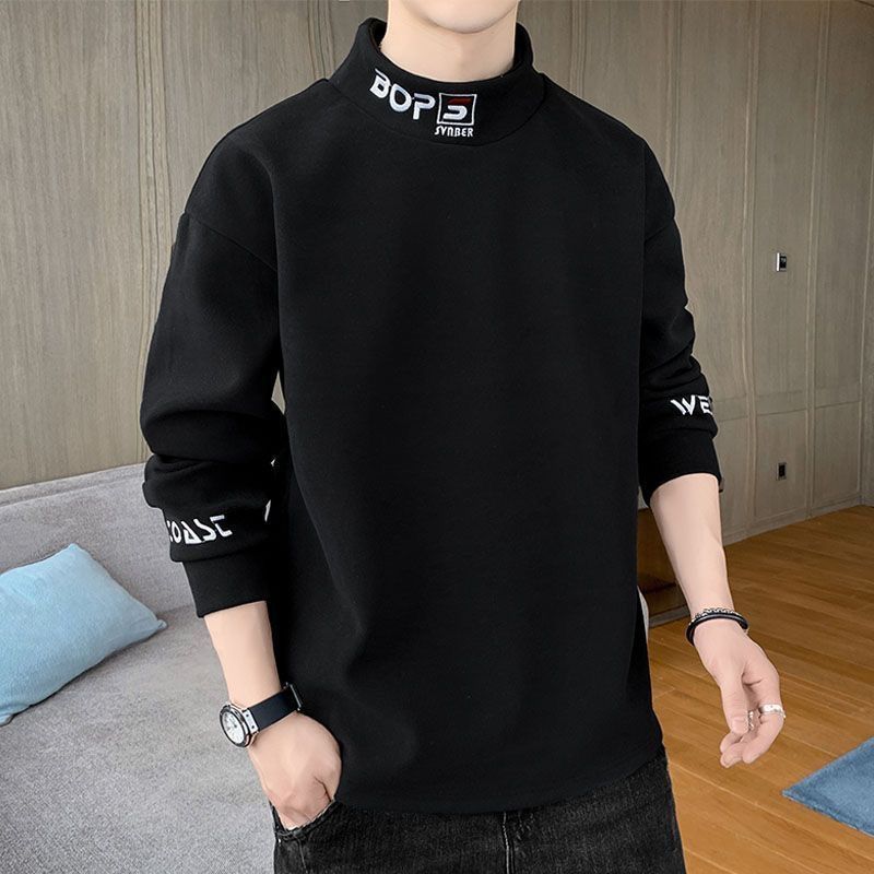 Men's Thermal Long Sleeve Turtleneck Base Layer Shirt - Soft Fleece-Lined Slim Fit Top For Winter, Stylish & Warm Layering Essential_voghion.com