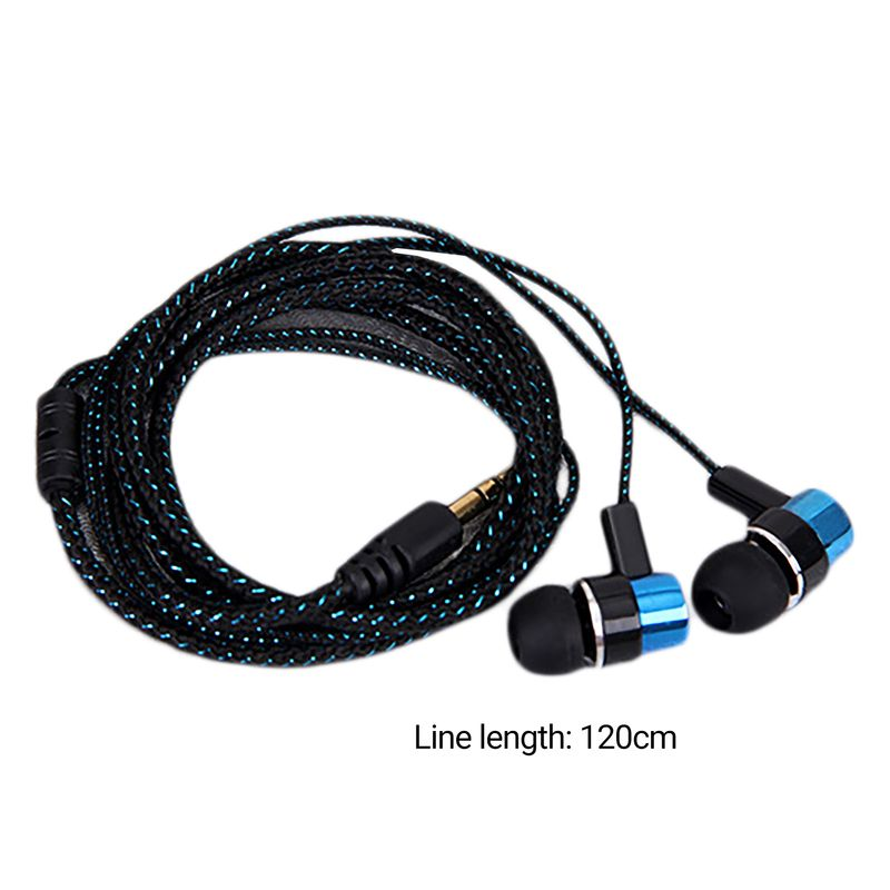 Wired High Fidelity Noise Cancelling Lightweight 3.5mm Stereo Sports In-ear Gaming Earbud for Running_voghion.com