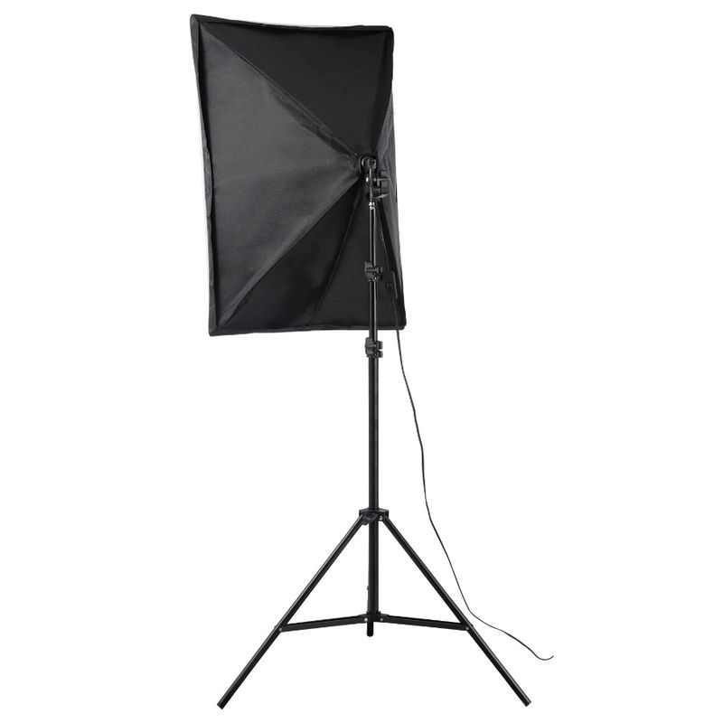 In Softbox Kit Lighting 28 LED Adjustable 5500K X Bulbs 30W In 20 Stand_voghion.com