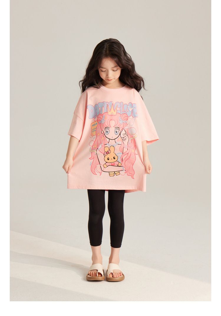 Kids Clothing Stylish Outer Wear Elastic Yoga Pants Thin Tights_voghion.com