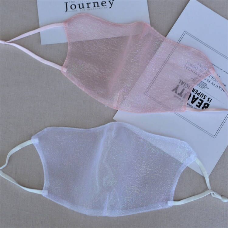 New Summer Tulle Mask Star Mask_voghion.com