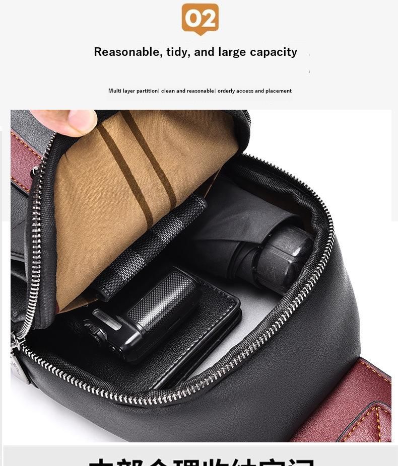 Bolso de pecho para hombre, bandolera, informal, de negocios, de moda, para colgar, mochila pequeña, novedad de 2023_voghion.com