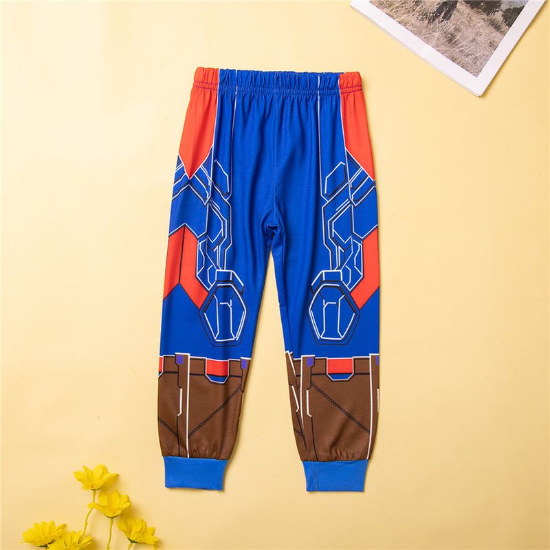 Ropa infantil de primavera y otoño para niños, conjunto de pijama de 2 piezas para fiesta de Halloween, traje de casa con forma de héroe_voghion.com