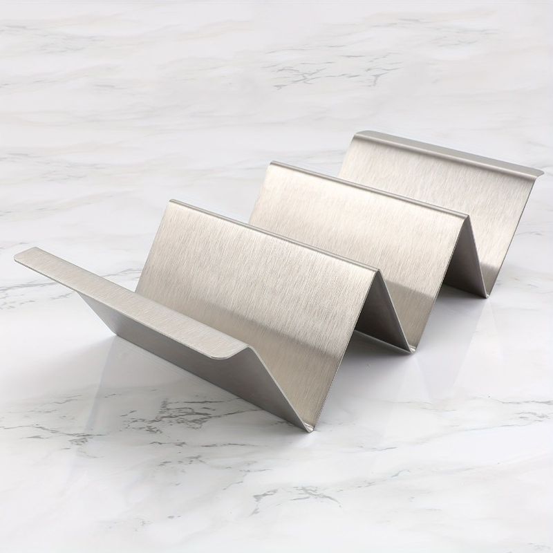 Vassoio; Tortilla in acciaio inox, lavastoviglie, 2 pezzi, supporto per barbecue messicano Taco; cottura; per vassoio da cucina; supporti adatti in acciaio; e taco_voghion.com