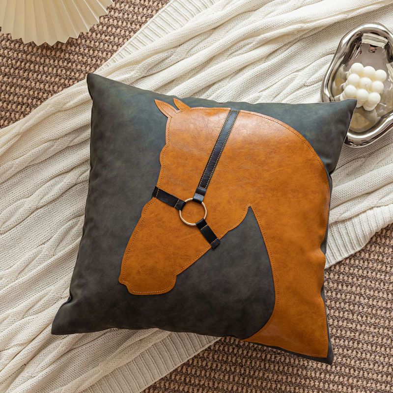 2025 Cuscino per cuscino per testa in stile INS di lusso leggero, modello in pelle pied de poule, cuscino per auto, cuscino lombare per casa_voghion.com