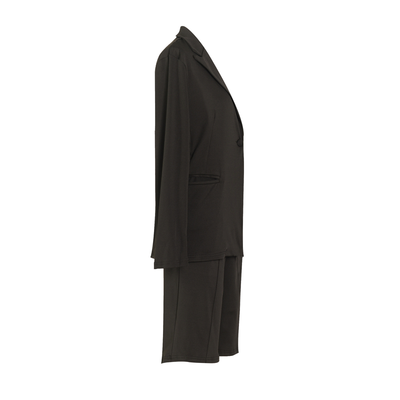 Dammekleeder Onofhängeg Websäit Kostümjacket Shorts Zweedeel Fréijoer Summer Casual Kostüm_voghion.com