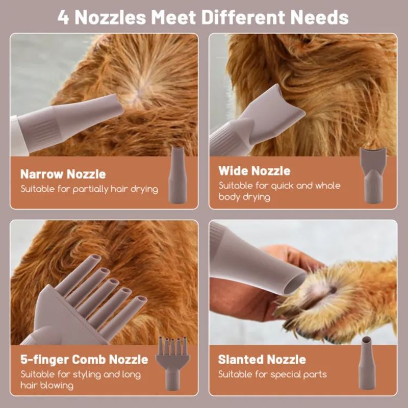Adjustable Blower Hair Cat Dog And With Negative Ion Function Temperature_voghion.com