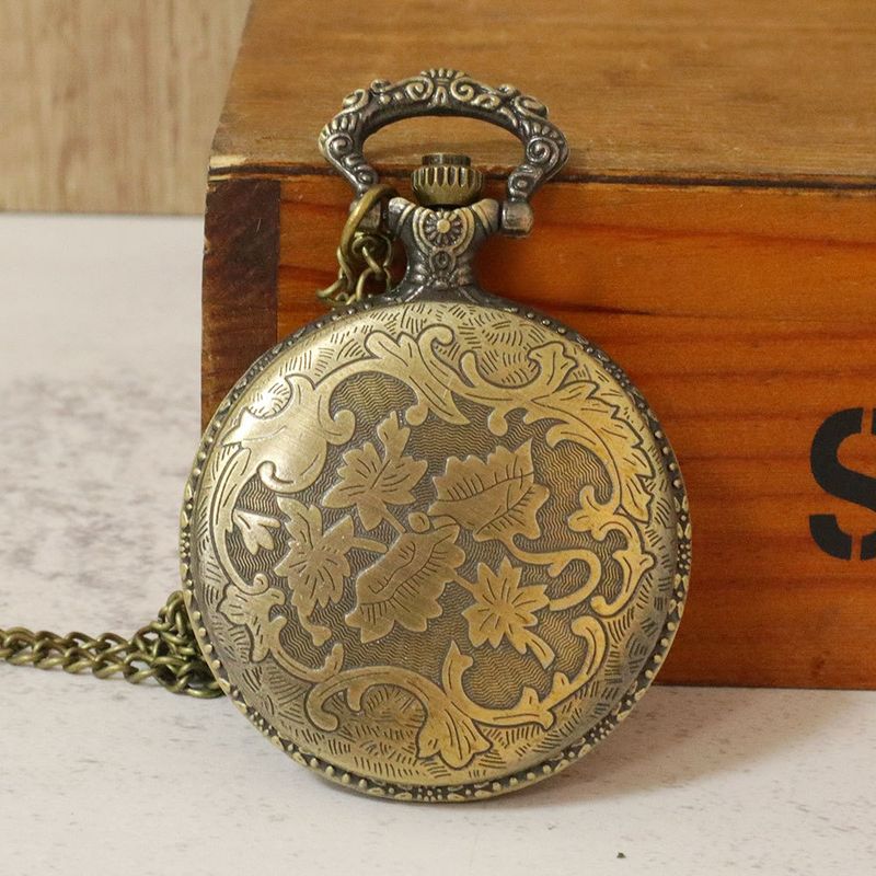 Anime Peripheral One Piece + Skull Pendant Flip Quartz Large Pocket Watch_voghion.com