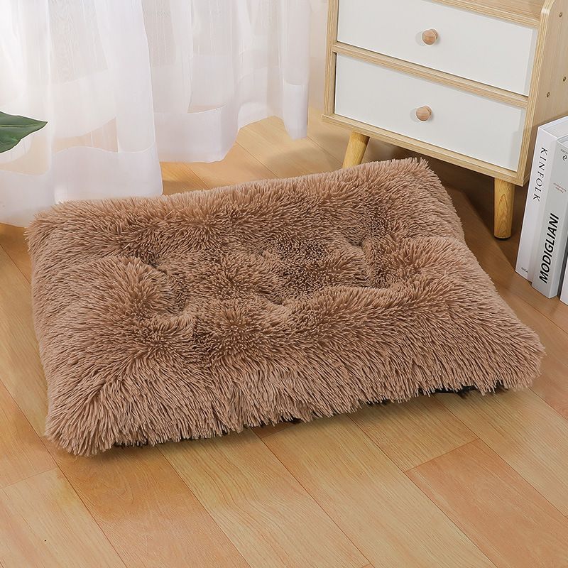 All-season dikke, lange pluche voor kleine en middelgrote honden, benodigdheden, groot honden- en kattenbed, huisdiermat_voghion.com