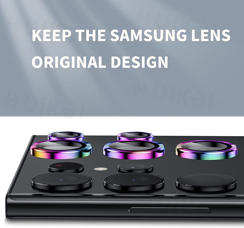 2 PCS voor Samsung Galaxy S23 Ultra S23 Plus S23 Camera Lens Protector Gehard Glas Camera Cover Screen Protector metalen Kras_voghion.com