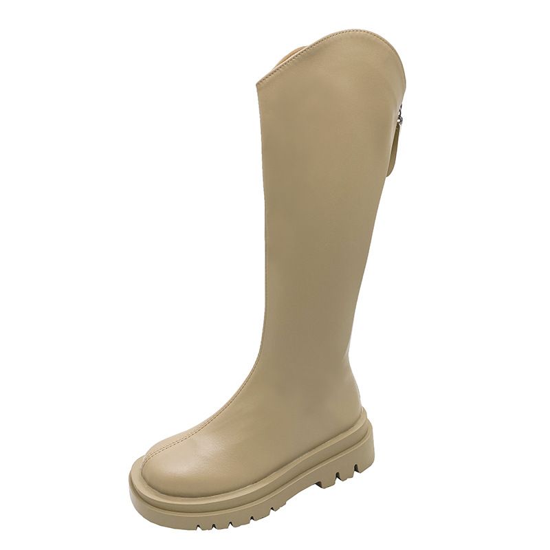 Damenstiefel für dicke Beine, Plus-Kniehohe Reitstiefel, Sommer 2024, neuer V-Ausschnitt, breites Rohr, Overknee-Stiefel in großer Größe_voghion.com