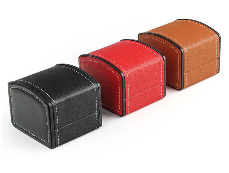 PU Leather Watch Box European Style Watch Mechanical Watch Storage Box Flip Cover Watch Packaging Box_voghion.com