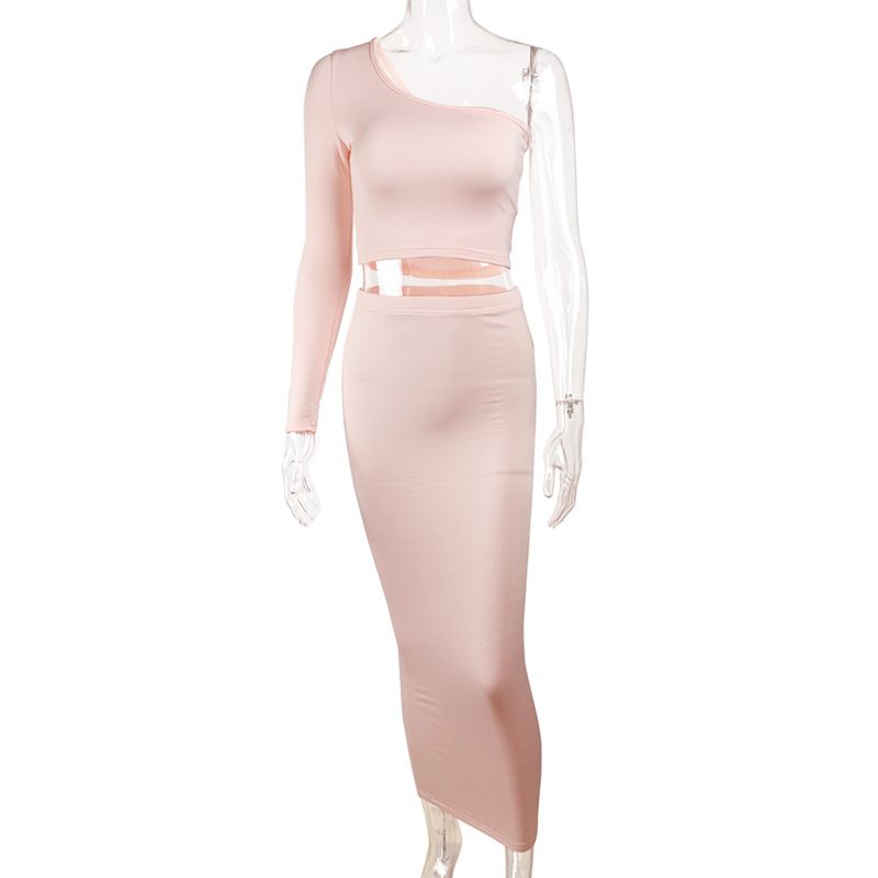 Sexy zweiteiliges modisches Anzugkleid für Damen_voghion.com