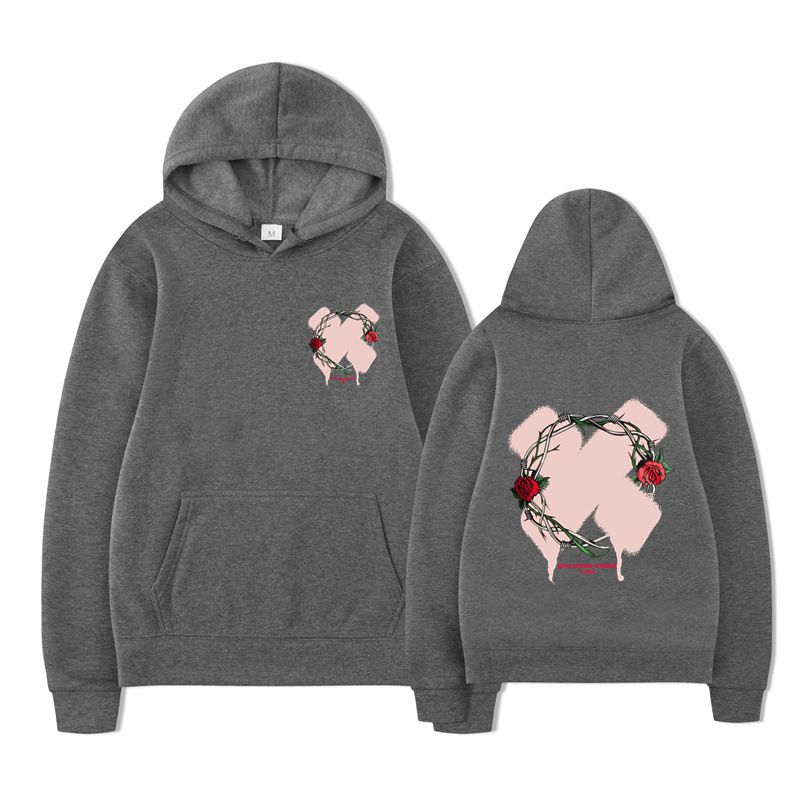 Felpa con cappuccio unisex con stampa di lettere di nuova moda per uomo e donna autunno inverno_voghion.com