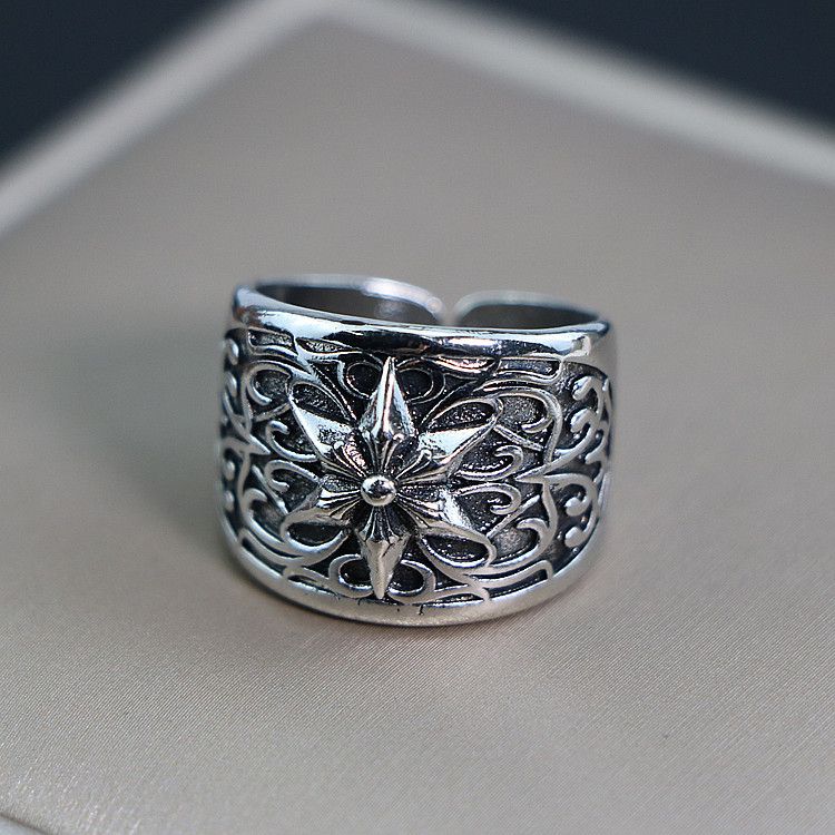 Trendy Metal Cool And Stylish Design Totem Geometric Men's Ring Collection_voghion.com